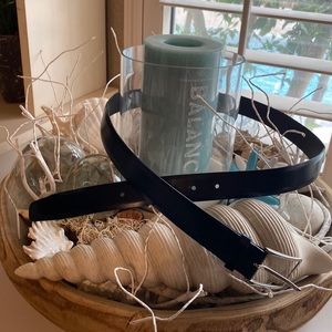 ZARA LEATHER BELT EUC